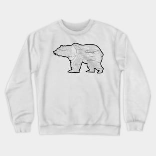 Philadelphia Bear en Noir Crewneck Sweatshirt